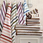 Somerset 6pc Yarn Dyed Striped Towel Ensemble