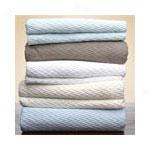 Spa Collection Cotton Herringbone Blanket