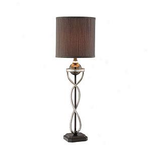 Spiral Helix 31in Buffet Table Lamp