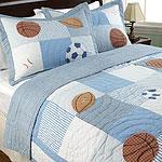 Sportsball Quilt And Sham Contrive