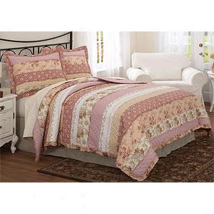 Springwood Cotton Quilt With 2 Shams