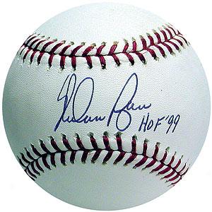 Steiner N Ryan Hall Of Fame Signed Baseball