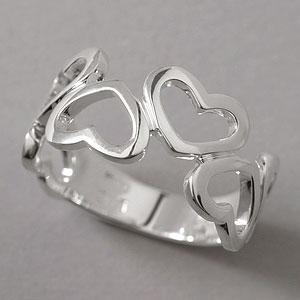 Sterling Silver Alternative Polished Heart Ring
