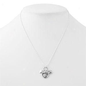 Sterling Silver Love Charm Pendant