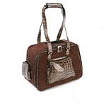 Surde & Faux Crocodile Pet Carrier