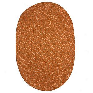 Sunsplash Collection Orange Indoor/uotdoor Rug