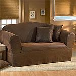 Sure Fit Basic Faux Leather Slipcover