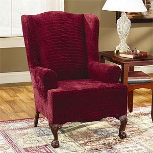 Sure Be suited Royal Diamond Wing Chair Slipcover