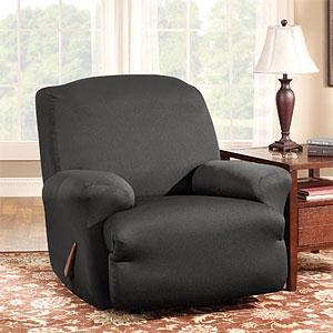 Sure Fit Stretch Diagonal Recliner Slipcover