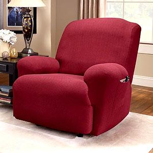 Sure Fit Exaggerate Garnet Reclkner Slipcover