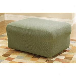 Sure Fit Stretch Honeycomb Ottoman Slipcover
