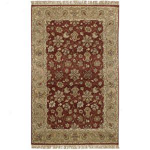 SuryaE state Burgundy New Zealand Wool Rug