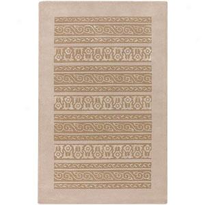 Surya Moderne Ivory Hand Tufted Wool Rug