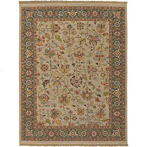 Surya Soumek Light Gold Hnad Knotted Wool Rug