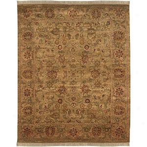 Surya Taj Dark Gold Hand Knotted Wool Rug