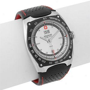 Swiss Military Mens Challanger Leather Watch