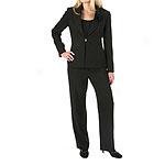 Tahari Arthur S. Levine Petite Pinstripe 3pc Suit