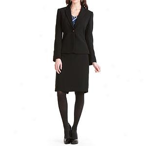 Tahari Blaco 1 Button Skirt Suit