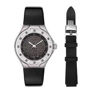 Technomarine Women's Diamond Watch Dtlsb/blk