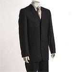 Ted Baker Multi-stripe Three-button Black Suit