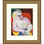 The Dream Framed Art Print By Pablo Picasso