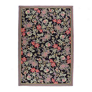 The Rug Market Bounty Rose Hand Knotted Wool Rug