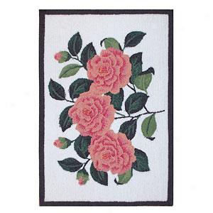 The Rug Market Three Roses Handiwork Tufted Rug