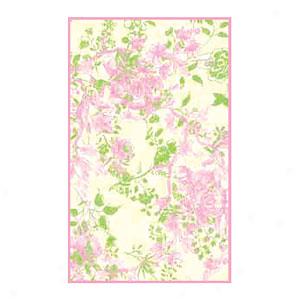 The Rug Market Toile Rose Cotton Rug