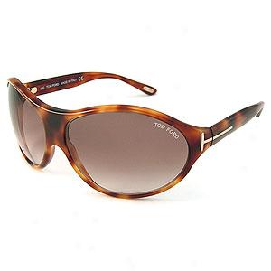 Tom Wading-place Womens Liya Tortoise Sunglasses