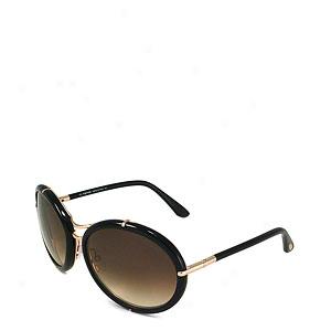 Tom Ford Womens Mia Metal And Plasttic Sunglasses