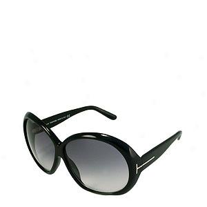 Tom Ford Womens Natalia Oversized Round Sunglasses