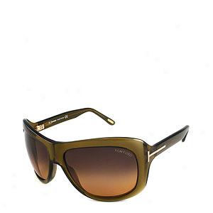 Tom Ford Womens Tatiana Shield Sunglasses