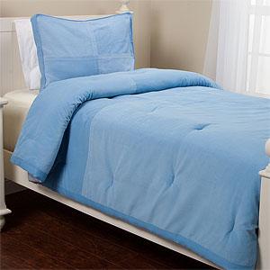 Tomm Hilfiger Blue Reversible Comforter Set