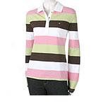 Tommy Hilfiger Maya Long Sleeve Strpied Polo