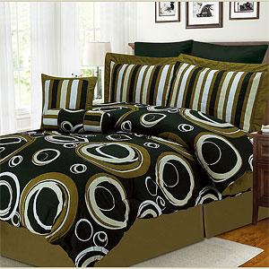 Torino Green Cotton Comforter Set