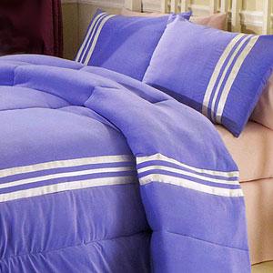 Track Star Purple Comforter & Sham Set
