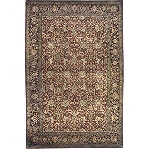 Traditional Brown Hand Tufted Wool Rug