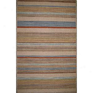 TranquilS tripes Kilim Looms Wool Rug