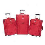 Travelers Choice Tuscnay 3pc Luggage Set