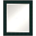 Tribeca Black Wood Framed Mirror