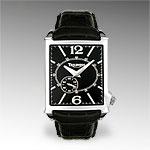 Triumph Men's Mourning Leather Watch