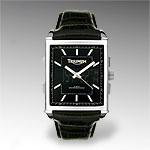 Triumph Men's Rectangular Black Chronograph Watch