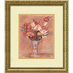 Tulipes Framed Art Print By Pierre Auguste Renoir