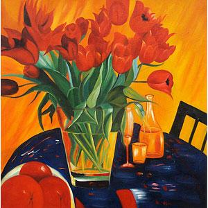 Tulips Hand-painted Canvas Art