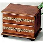 Two-drawer Wooden Chest