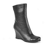 Two Lips Brandi Leather Boots With Wedge Perform with the ~s