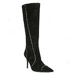 Two Lips Chaela Tall Studded Suede Boots