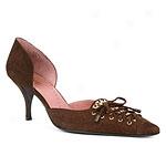 Tyler By Richard Tyler Composer Suede D'orsay Pump