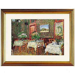 Van Gogh Interior Of A Restaurant Framed Print