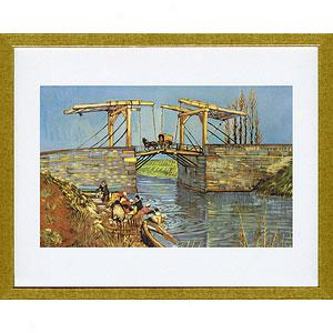 Van Gogh Langlois Bridge At Arles With Women Print